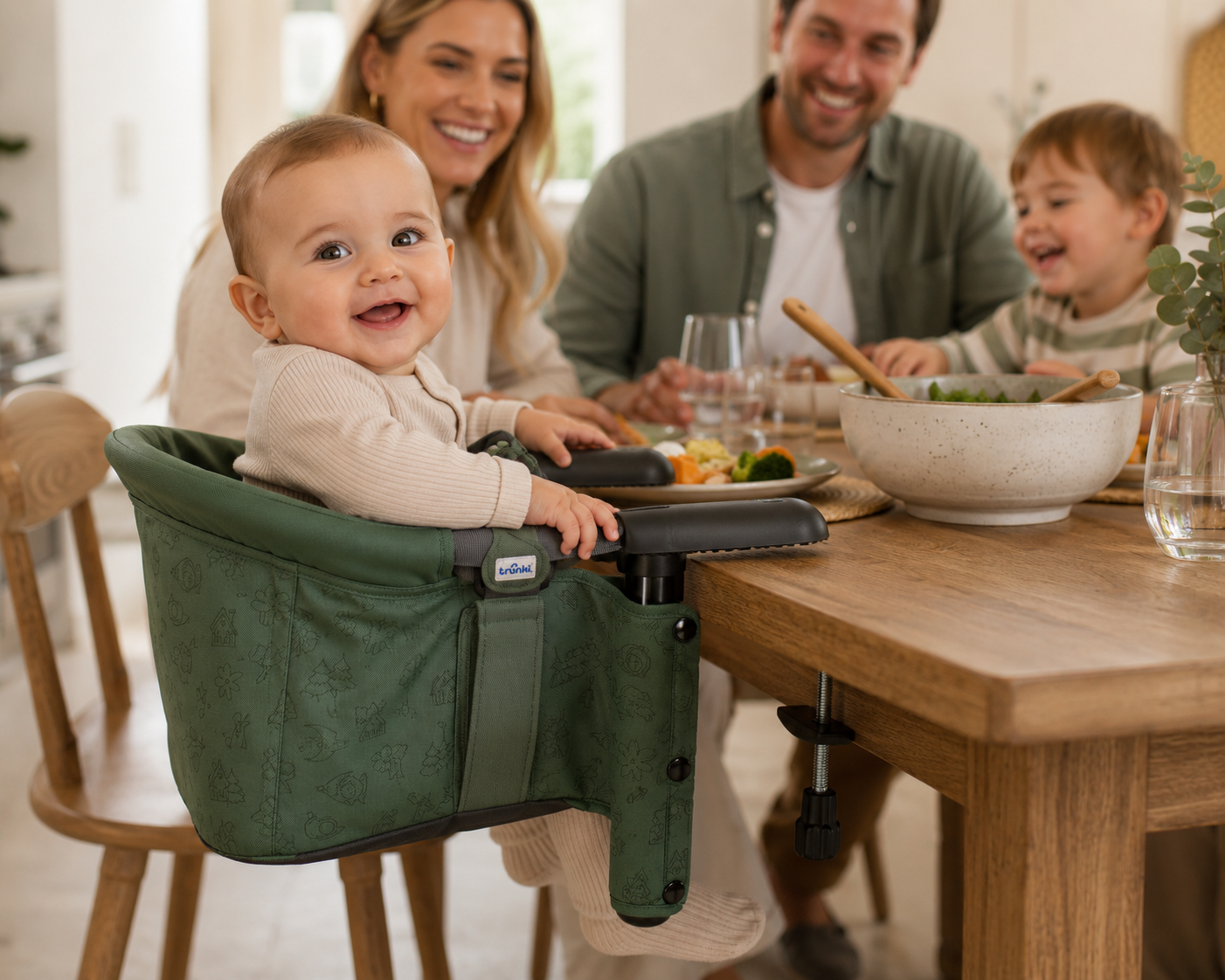 Trunki Clamp Dining Chair Blue